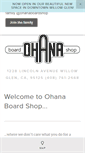 Mobile Screenshot of ohanaboardshop.com